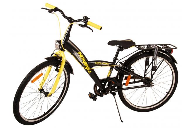 Volare Thombike Kids' bike - Boys - 24 inch - Black Yellow - Two hand brakes