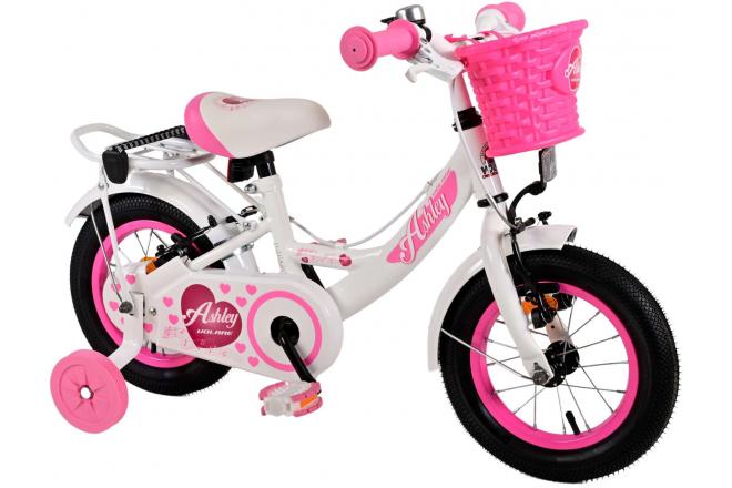 Volare Ashley Children's bike - Girls - 12 inch - White - Two hand brakes