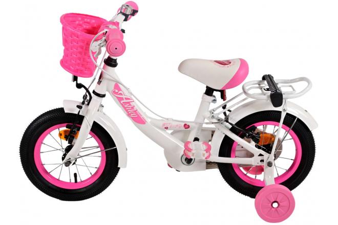 Volare Ashley Children's bike - Girls - 12 inch - White - Two hand brakes