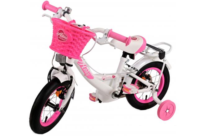 Volare Ashley Children's bike - Girls - 12 inch - White - Two hand brakes
