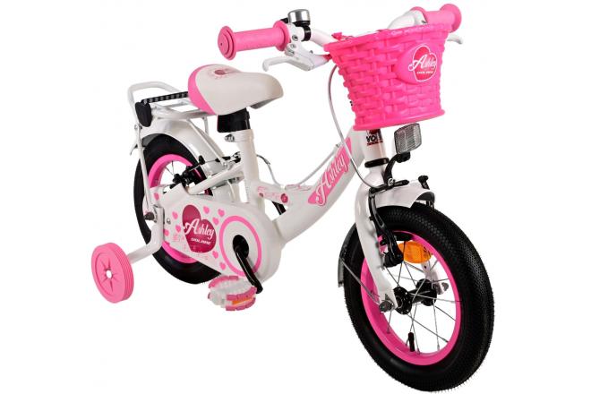 Volare Ashley Children's bike - Girls - 12 inch - White - Two hand brakes