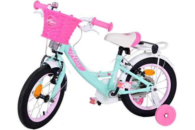Volare Ashley Children's bike - Girls - 14 inch - Green - Two Hand Brakes