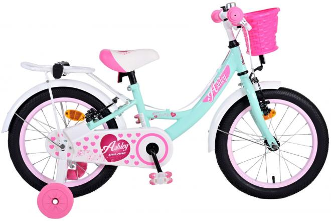Volare Ashley Children's bike - Girls - 16 inch - Green - Two Hand Brakes