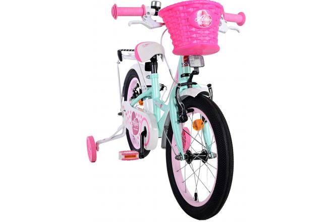 Volare Ashley Children's bike - Girls - 16 inch - Green - Two Hand Brakes