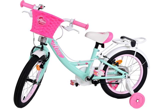 Volare Ashley Children's bike - Girls - 16 inch - Green - Two Hand Brakes