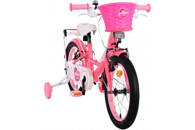 Volare Ashley Children's bike - Girls - 16 inch - Pink/Red - Two Hand Brakes