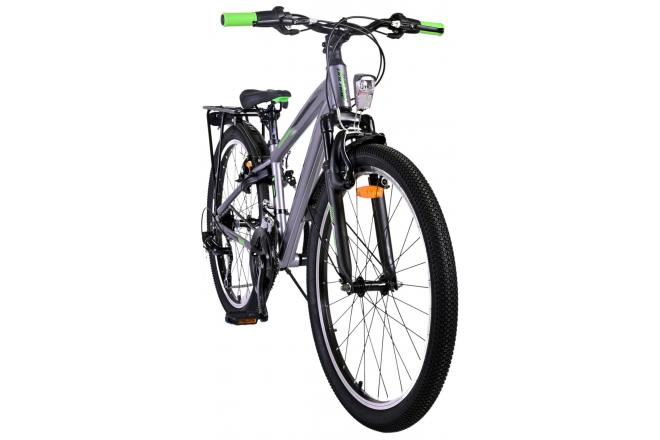 Volare Cross Kids bike - Boys - 24 inch - dark Grey - 18 gears