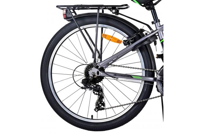 Volare Cross Kids bike - Boys - 24 inch - dark Grey - 18 gears
