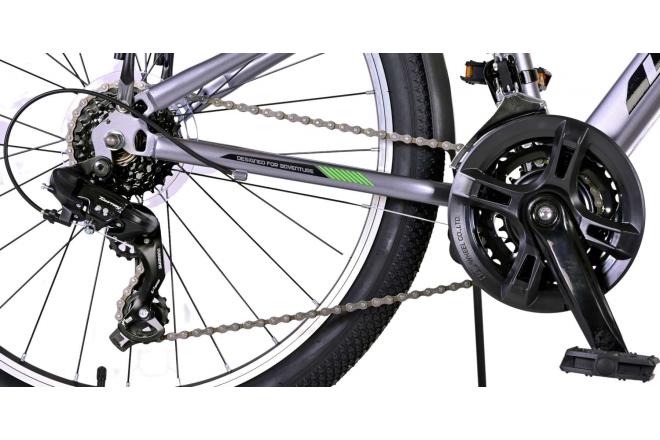 Volare Cross Kids bike - Boys - 24 inch - dark Grey - 18 gears