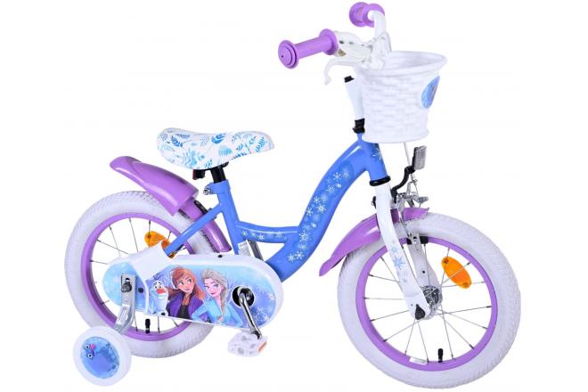 Disney Frozen 2 Children's Bicycle - Girls - 14 inch - Blue / Purple