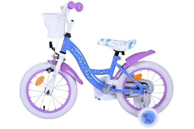 Disney Frozen 2 Children's Bicycle - Girls - 14 inch - Blue / Purple