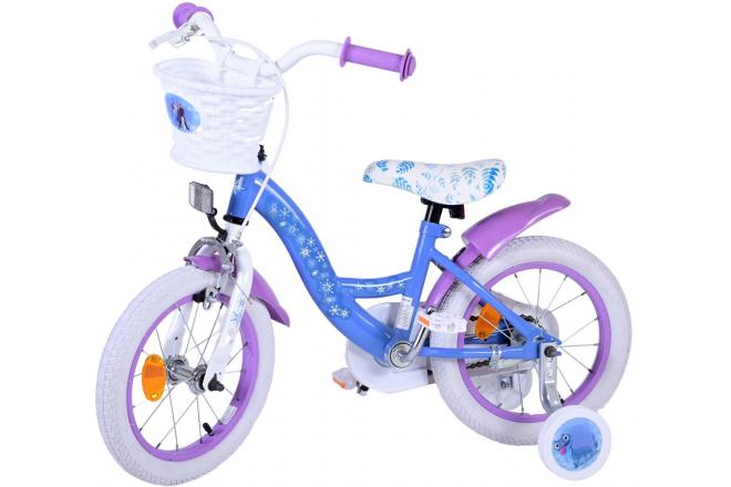 Disney Frozen 2 Children's Bicycle - Girls - 14 inch - Blue / Purple