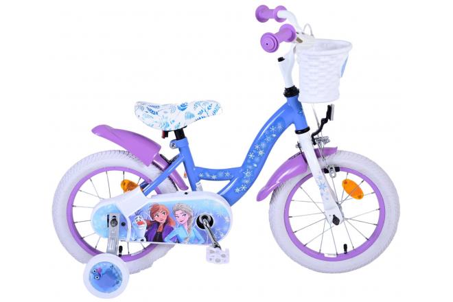 Disney Frozen 2 Children's Bicycle - Girls - 14 inch - Blue / Purple