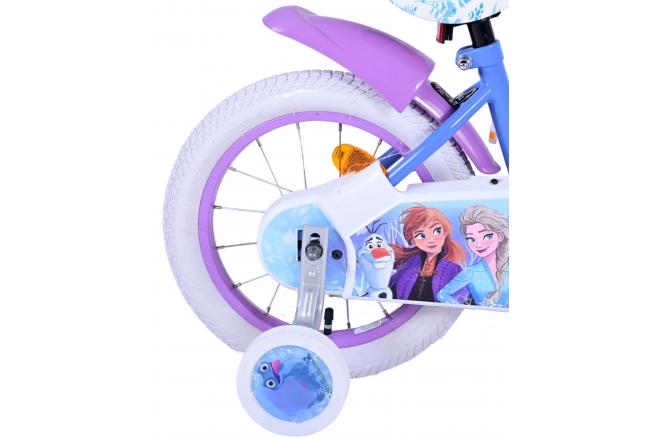 Disney Frozen 2 Children's Bicycle - Girls - 14 inch - Blue / Purple