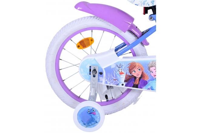 Disney Frozen 2 Children's Bicycle - Girls - 16 inch - Blue / Purple