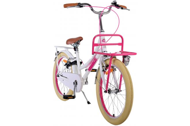 Volare Excellent Children's bike - Girls - 20 inch - White - Two handbrakes