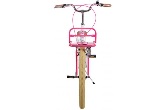 Volare Excellent Children's bike - Girls - 24 inch - White - Two hand brakes
