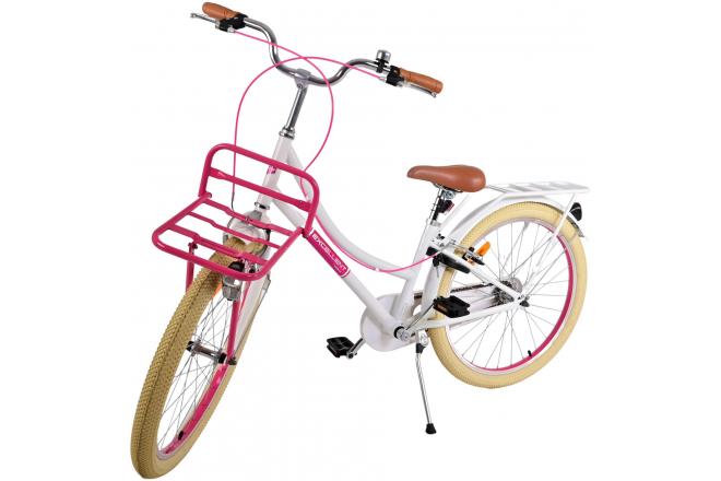 Volare Excellent Children's bike - Girls - 24 inch - White - Two hand brakes