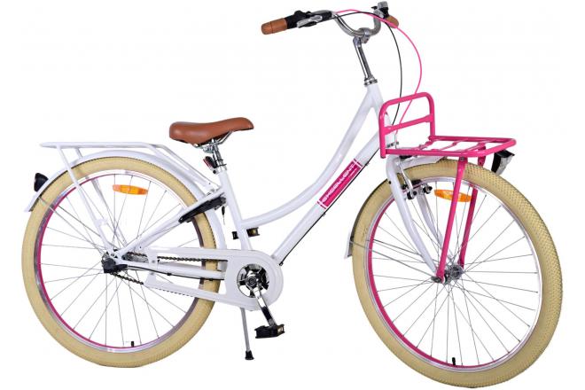 Volare Excellent Children's bike - Girls - 26 inches - White - Shimano Nexus 3 gears