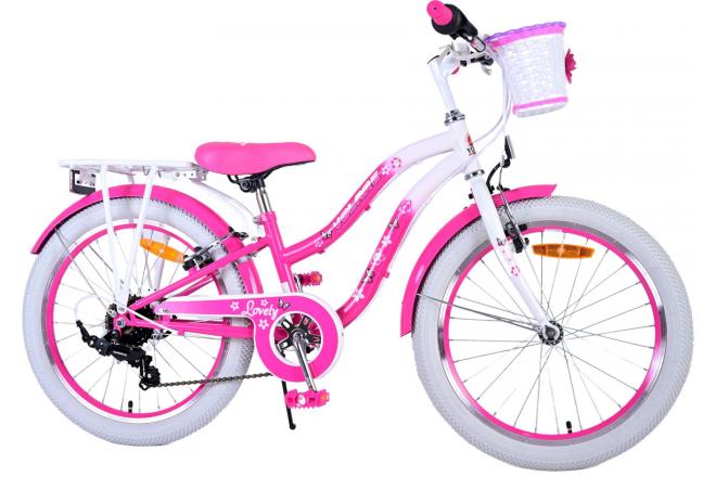 Volare Lovely Children's bicycle - Girls - 20 inch - Pink - 6 speed