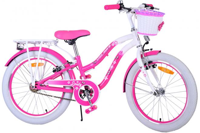 Volare Lovely Children's bicycle - Girls - 20 inch - Pink - Two handbrakes