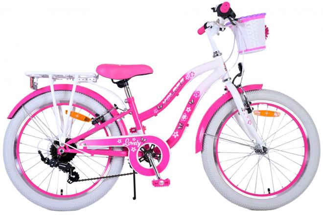 Volare Lovely Children's bicycle - Girls - 20 inch - Pink - 6 speed