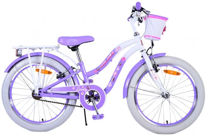 Volare Lovely Children's bike - Girls - 20 inch - Purple - Two hand brakes