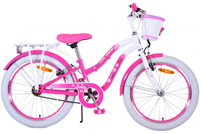 Volare Lovely Children's bicycle - Girls - 20 inch - Pink - Two handbrakes