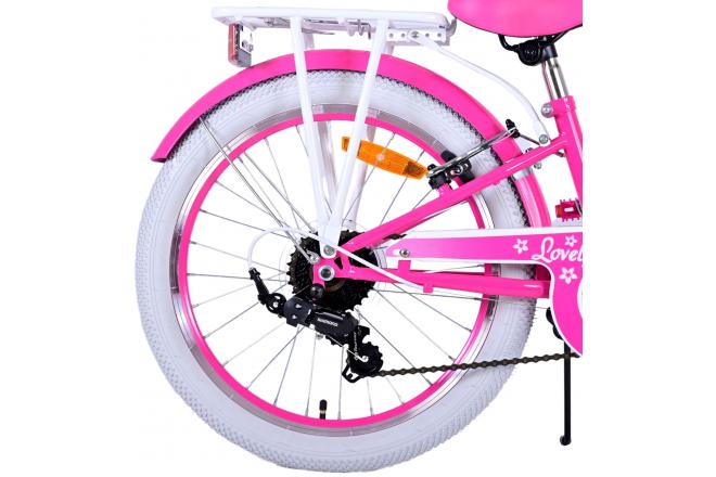 Volare Lovely Children's bicycle - Girls - 20 inch - Pink - 6 speed