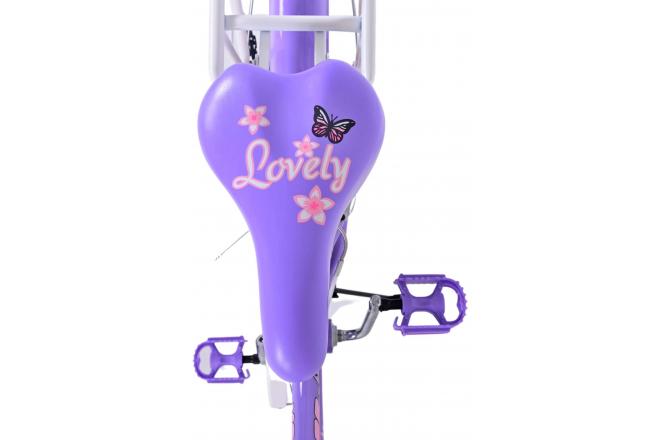 Volare Lovely children's bike - Girls - 20 inch - Purple - 6 gears