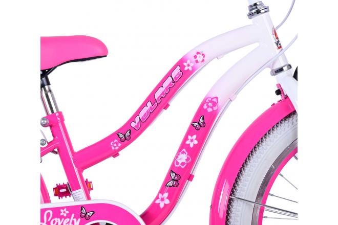 Volare Lovely Children's bicycle - Girls - 20 inch - Pink - 6 speed