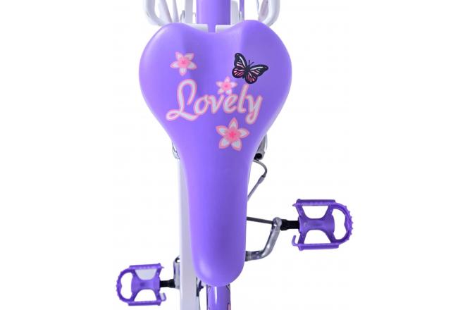 Volare Lovely Children's bike - Girls - 20 inch - Purple - Two hand brakes