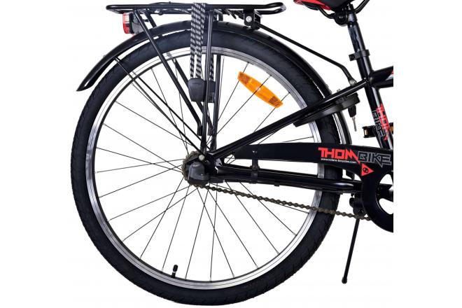 Volare Thombike Kids' bike - Boys - 24 inch - Black Red - 3 gears