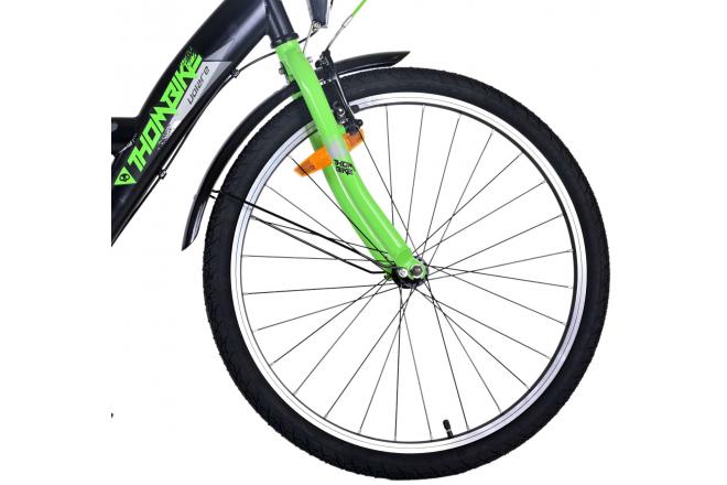 Volare Thombike Kids bike - Boys - 24 inch - Green Black- 3 gears