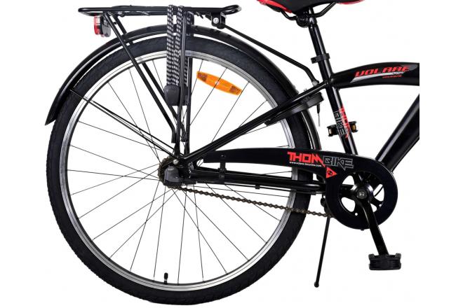 Volare Thombike Kids' bike - Boys - 26 inches - Black Red - 3 gears