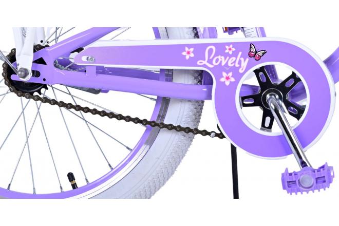 Volare Lovely Children's bicycle - Girls - 20 inch - Purple