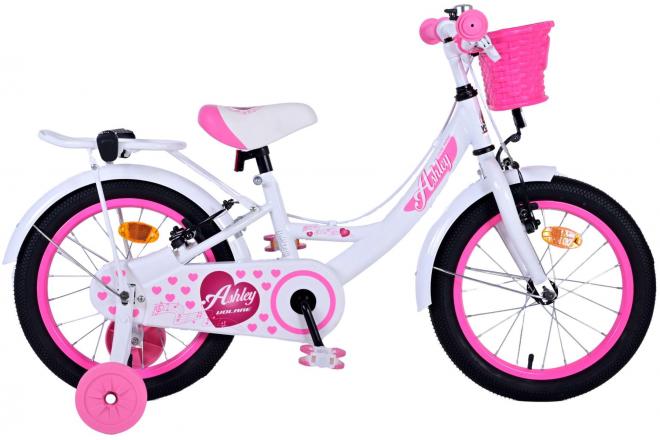 Volare Ashley Children's bike - Girls - 16 inch - White - Two Hand Brakes
