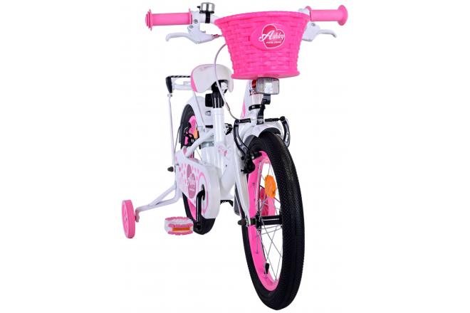 Volare Ashley Children's bike - Girls - 16 inch - White - Two Hand Brakes