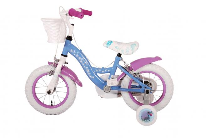 Disney Frozen 2 Kids bike - Girls - 12 inches - Blue/Purple - Two hand brakes