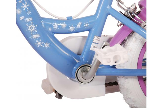 Disney Frozen 2 Kids bike - Girls - 12 inches - Blue/Purple - Two hand brakes