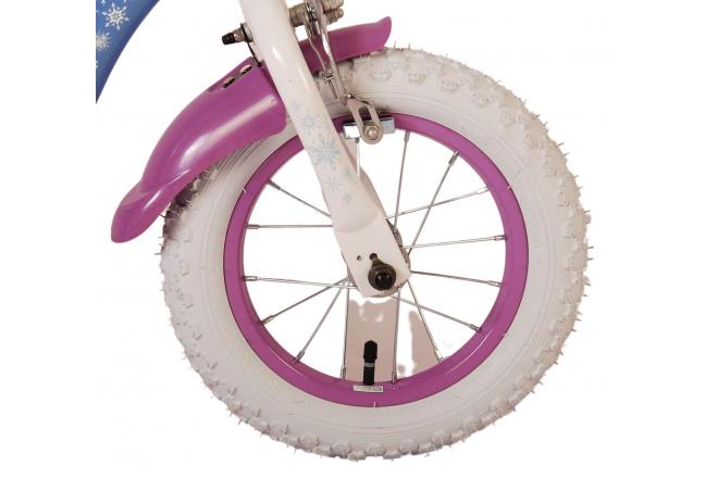 Disney Frozen 2 Kids bike - Girls - 12 inches - Blue/Purple - Two hand brakes