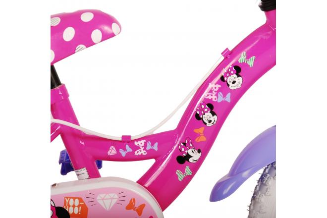 Disney Minnie Cutest Ever! Kids bike - Girls - 12 inch - Pink - Two hand brakes