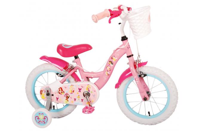 Disney Princess Children's bike - Girls - 14 inches - Pink - Two hand brakes