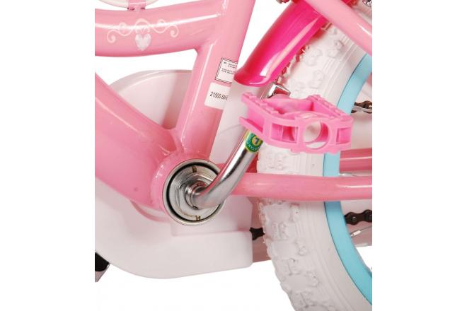 Disney Princess Children's bike - Girls - 14 inches - Pink - Two hand brakes