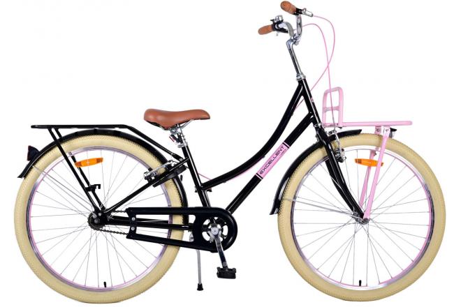 Volare Excellent Children's bike - Girls - 26 inch - Black - Two handbrakes