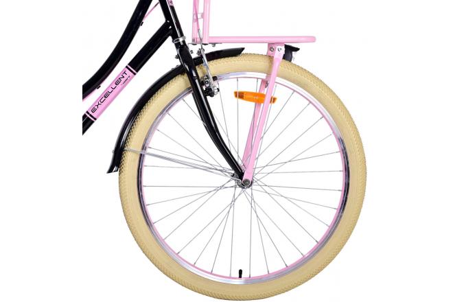 Volare Excellent Children's bike - Girls - 26 inch - Black - Two handbrakes