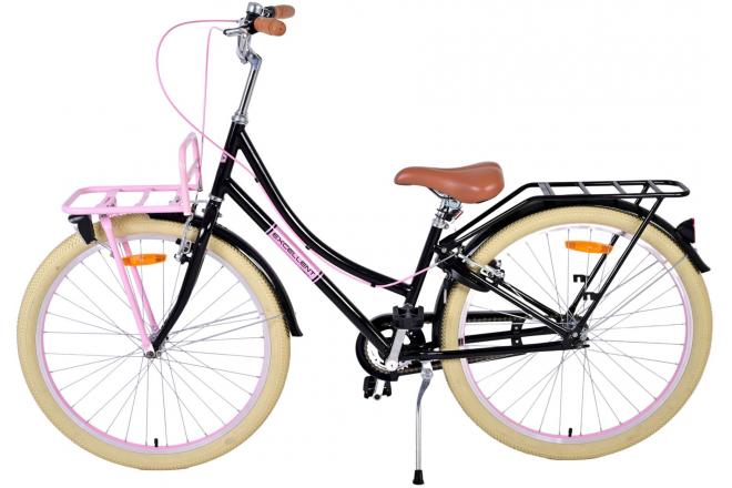 Volare Excellent Children's bike - Girls - 26 inch - Black - Two handbrakes