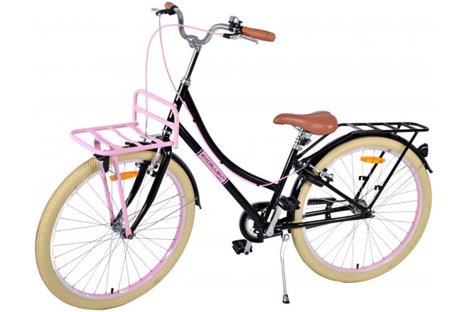 Volare Excellent Children's bike - Girls - 26 inch - Black - Two handbrakes