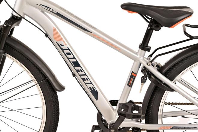 Volare Cross Kids bicycle - Boys - 24 inch - Silver - 3 gears