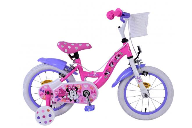 Disney Minnie Kids bike - Girls - 14 inch - Pink - Two hand brakes